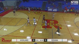 Highland basketball highlights Roxana Shells High School