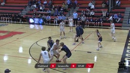 Highland basketball highlights Jersey Community High School