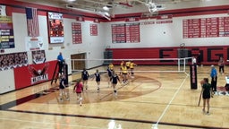 Belle Plaine volleyball highlights Trinity Academy