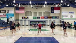 Northwest Guilford volleyball highlights Weddington High School