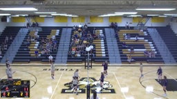 Versailles volleyball highlights Hallsville High School