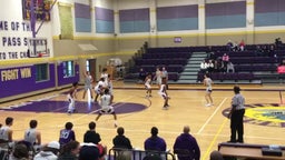 Port Neches-Groves basketball highlights Sabine Pass High School