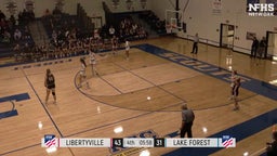 Libertyville girls basketball highlights Lake Forest High School