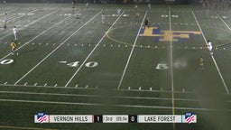 Lake Forest soccer highlights Vernon Hills High School