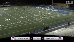 Lake Forest soccer highlights Zion-Benton High School