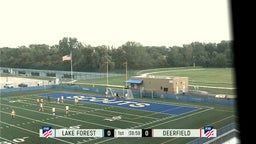 Lake Forest soccer highlights Deerfield High School