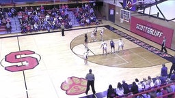 Scottsbluff girls basketball highlights Elkhorn High School