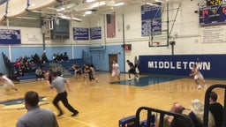 Pilgrim basketball highlights Middletown High School