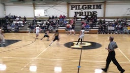 Pilgrim basketball highlights Barrington