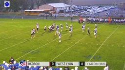 West Lyon football highlights Okoboji High School