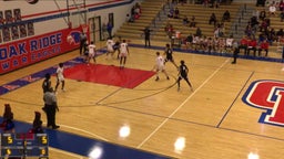 Oak Ridge basketball highlights New Caney High School