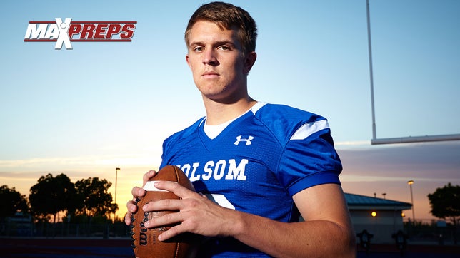 Folsom (CA) quarterback Jack Browning throws 6 TDs to raise his career total to a national record of 220.