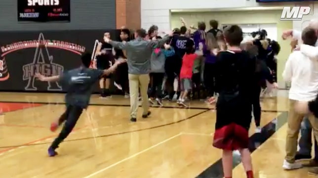 Johnston (IA) was down 43-40 with four-seconds left and pulled out a 45-43 win in this crazy finish.

Courtesy of @JoeJHoyt.