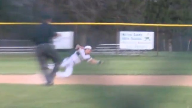Notre Dame's Zach Seibel-to-Jordan Miller-to-Josh Baker. The perfect 4-6-3 double play.