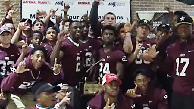 TOC 2014-15 The MaxPreps Tour of Champions presented by the Army National Guard, stopped at Ennis (TX) to present the football team with the prestigious Army National Guard National Rankings Trophy. Video by: Aron Yert