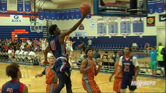 The no.1 recruit in the country according to 247 Sports scored 22 points in the championship game of the 2015 Fab 48 tournament in Las Vegas.  1Nation beat BTI Select 56-49 for the 17U Invitational title.