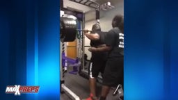 High school freshman squats 550 pounds