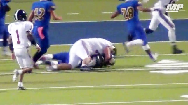 Senior highlights of Lawrence's (KS) 2-star offensive lineman Kobe Buffalomeat.