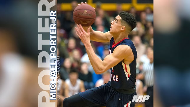 Michael Porter Jr, caught fire with 42 points and 14 rebounds before being ejected. Nathan Hale went on to beat Franklin 91-55.