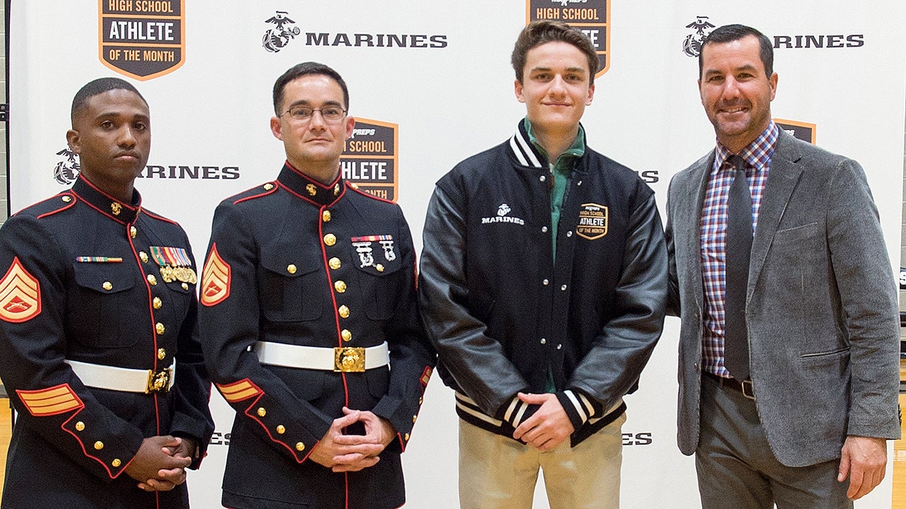 HS Athlete of the Month Ceremony - Connor Blend