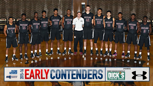 MaxPreps 2015-16 High School Basketball Early Contenders presented by Dick's Sporting Goods and Under Armour - Sunrise Christian Academy (KS)