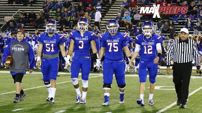 Folsom (CA) beats Grant 52-21 in the much anticipated Northern California D-1 Championship.