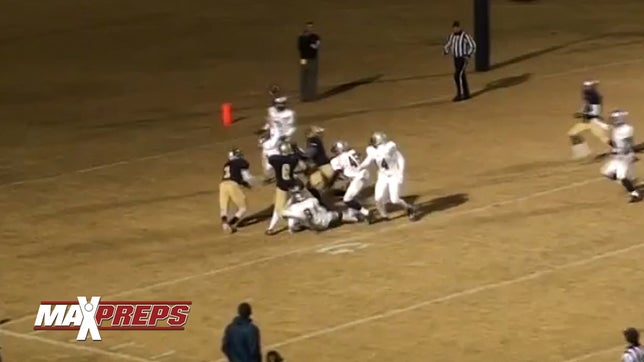 http://www.maxpreps.com/high-schools/arlington-tigers-(arlington,tn)/football/home.htm

Arlington (TN) was trailing 32-28 with one last play and freshman quarterback Tate Kolwyck threw it up for grabs and his senior WR Jackson Boring came down with it as time expired to knock off Houston (TN) 34-32 to advance to the D1 6A quarterfinals.