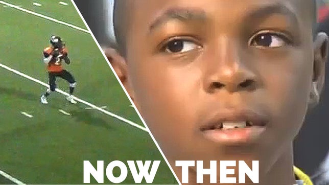 Demias Jimerson of Malvern (AR) went viral as an 11-year-old in 2011 for scoring too many touchdowns. He was so good that Arkansas officials used the "Madre Hill" Rule to ban him from scoring TDs in 5th and 6th grade.