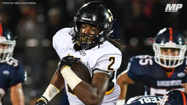 Antioch's (CA) 5-star running back Najee Harris, the top recruit in the 2017 class, shows why with this touchdown run.

Video courtesy of Mori Sue Sue.