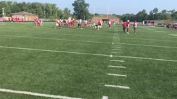 First Punt Ever - HS Scrimmage against Catholic