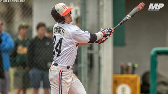 Huntington Beach's (CA) Hagen Danner shows why he is one of the best players in all of high school baseball when he connects with two home runs against Orange Lutheran (CA).

Video courtesy of @LesLukach