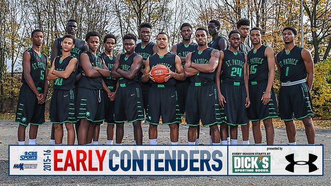 MaxPreps 2015-16 High School Basketball Early Contenders presented by Dick's Sporting Goods and Under Armour - The Patrick School (NJ)