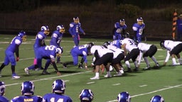 #78 Joseph Jacquez and #9 Jeremy Segura make tackle for loss