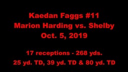 Kaedan Faggs #11 Marion Harding (Ohio) Oct. 5, 2019 Part 1