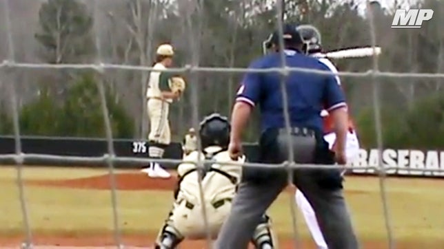 Highlights of Blessed Trinity's (GA) Peyton Glavin, the son of Hall of Fame pitcher Tom Glavine.