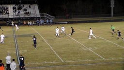 Landon Sloan pass into Dom goal vs Millbrook