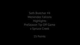 Highlights of Seth Bratcher #4 of the Menendez High School (St. Augustine, FL) 2019-2020 Varsity Season