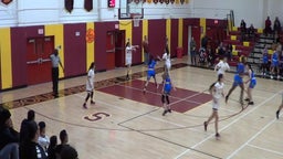 SOH Lady Raiders' Maria Zamora scores against San Ysidro High.