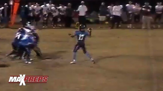 http://www.maxpreps.com/athlete/tyrie-adams/WvErwvTrEeKZ5AAmVebBJg/gendersport/football-stats.htm

Dixie Hollins' (FL) Tyrie Adams completed 36 of 55 passes for 598 yards and six touchdowns and Adams also rushed for 109 yards and another score in their 59-52 loss to Tarpon Springs (FL).