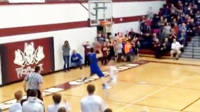 Sioux Falls Christian (SD) pulled off a Duke-type of buzzer beater when Chad Berkema threw a full-court pass to Keegan Van Egdom who knocked in the game winner as time expired.