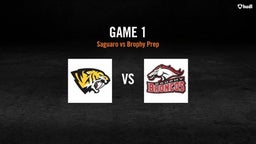 Game 1 - Saguaro vs Brophy