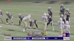 Rylan Trout fumble recovery for a TD and INT in 2020 Musket Bowl (Boone vs. Crockett)