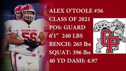 Alex O'Toole Senior Season Highlight Tape Cut