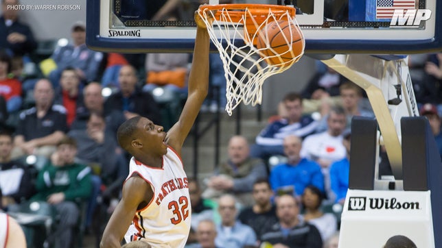 Highlights of La Lumiere's (IN) 5-Star forward Jaren Jackson at the 2016 Nike EYBL Peach Jam.

Jackson was playing for Spiece Indy Heat.