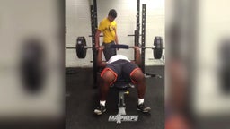 Beast Mode - 20 reps at 225 pounds