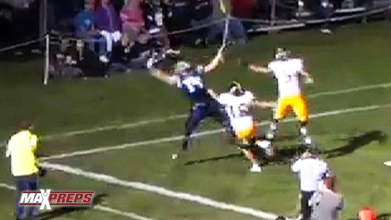 Rubick palms 1-hander end zone TD