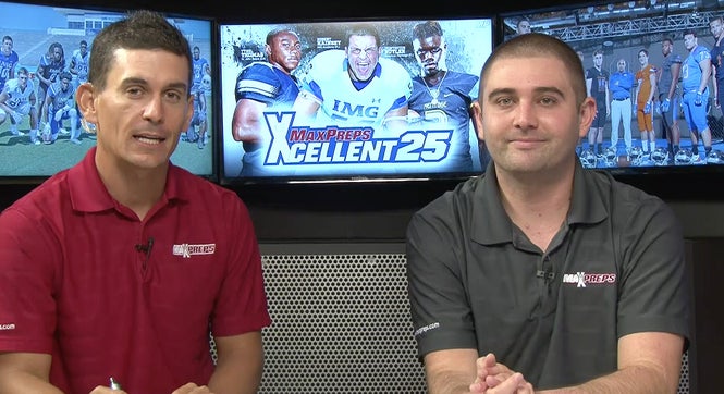 Steve Montoya and Zack Poff break down this week's Xcellent 25 football rankings presented by the Army National Guard.