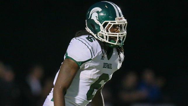 http://www.maxpreps.com/athlete/kareem-walker/ug4f7CcCEeS00gAmVebEWg/default.htm

DePaul's (NJ) 6'1" 210 pound five-star running back, Kareem Walker, is rated as the top running back in the 2016 class.