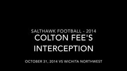 Colton Fee Interception to "seal the deal"
