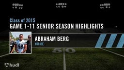 Abraham Berg's Senior Season Highlight